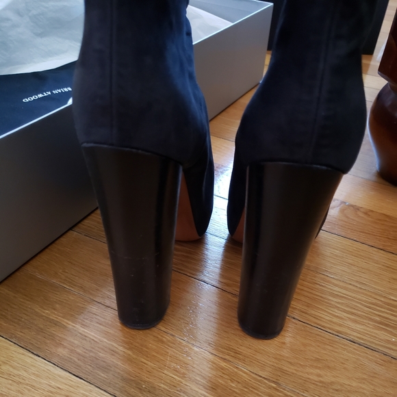 Brian Atwood Knee-high Suede boots - Picture 7 of 8